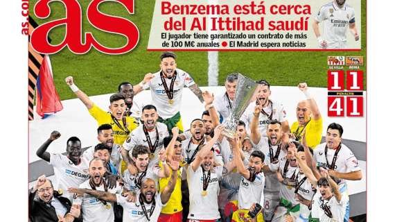 PORTADA | AS: "Benzema está cerca del Al Ittihad saudí"