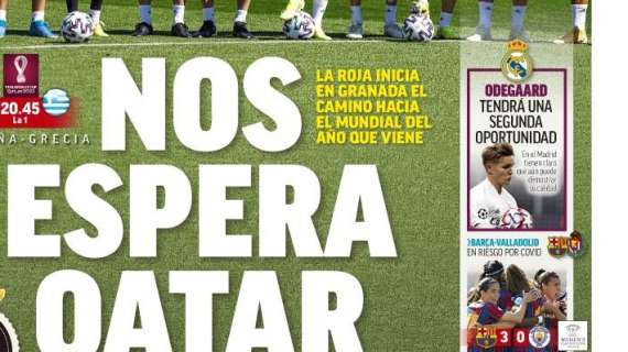 PORTADA - Marca: "Odegaard tendrá su segunda oportunidad"