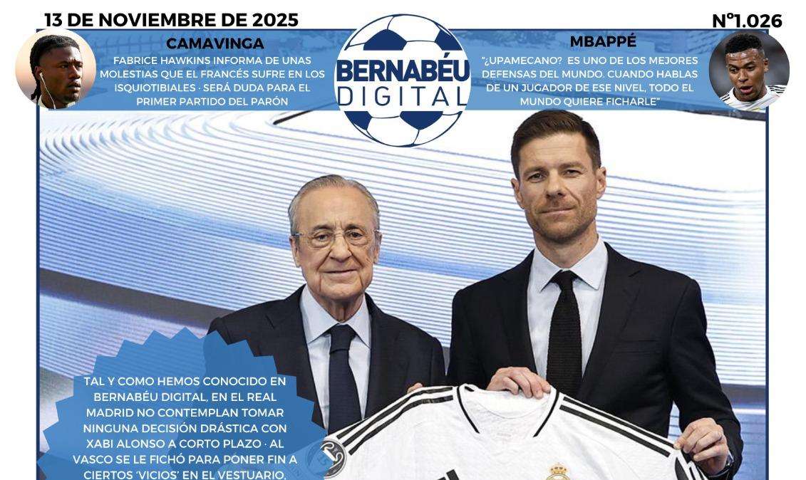 El futuro a corto plazo de Xabi Alonso en el Real Madrid, en la Portada BD