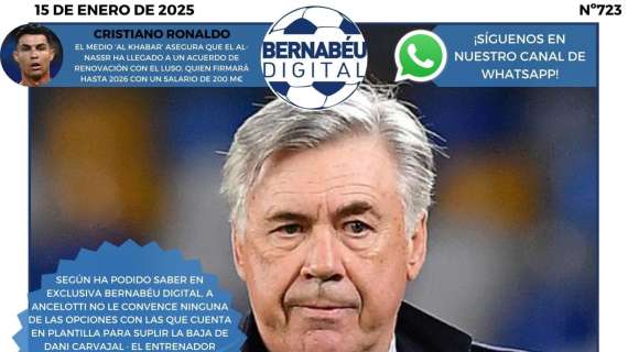 El lateral derecho, protagonista en la portada de Bernabéu Digital