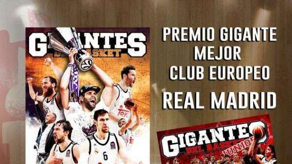 El Madrid, el gran triunfador de los Premios Gigante