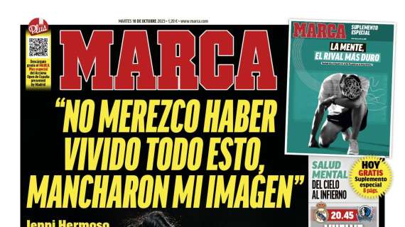 PORTADA | Marca: "No merezco haber vivido todo esto, mancharon mi imagen"