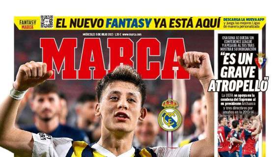 PORTADA | Marca: "El Madrid le quita a Güler al Barça"