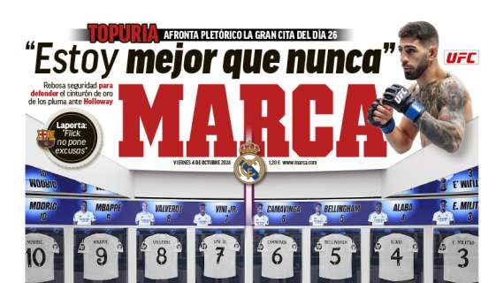 PORTADA | Marca, vestuario del Real Madrid: "Hemos tocado fondo"