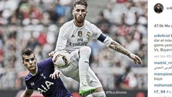 Sergio Ramos, preparado para la 'batalla' ante el Bayern