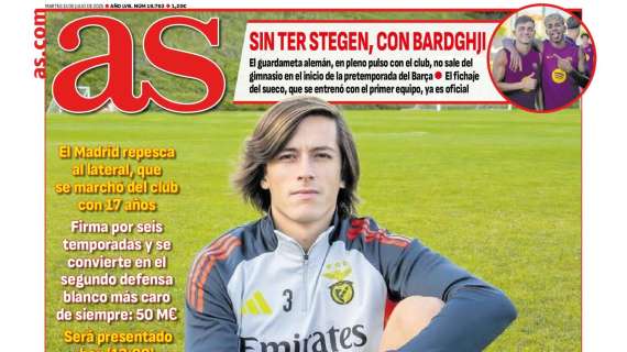 AS saca en portada a la nueva incorporación del Real Madrid: "Carreras 2031"