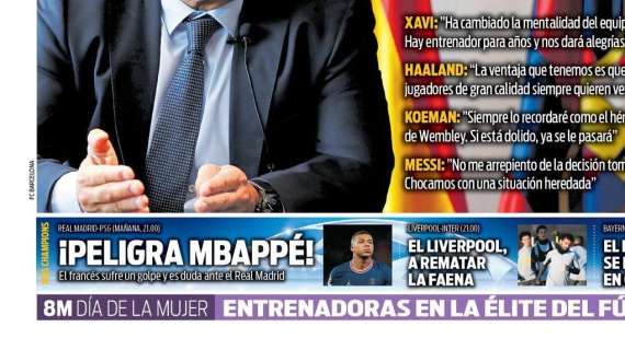 PORTADA | Sport: "¡Peligra Mbappé!"