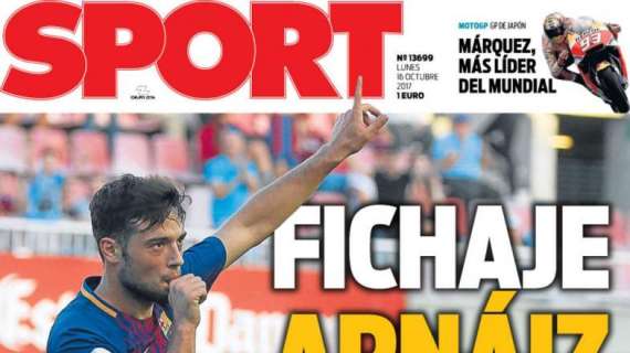 PORTADA - Sport avisa de una nueva llegada para los de Valverde: "Fichaje Arnáiz"