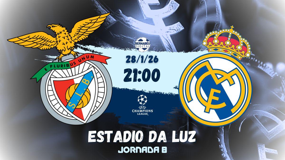 Benfica - Real Madrid | Sigue aquí la mejor previa del partido