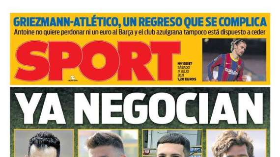 PORTADA - Sport: "Ya negocian la rebaja"