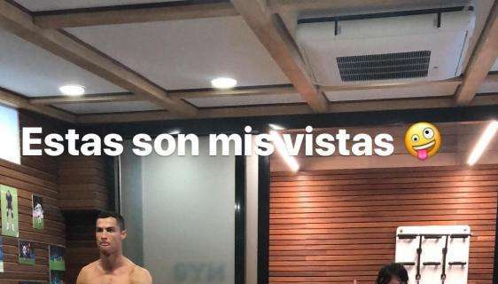 FOTO - Cristiano se pone a punto para el Mundial junto a Georgina