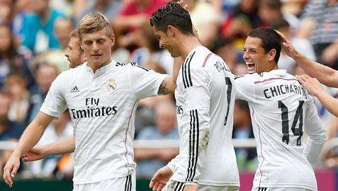 Chicharito y James esperanzan al madridismo