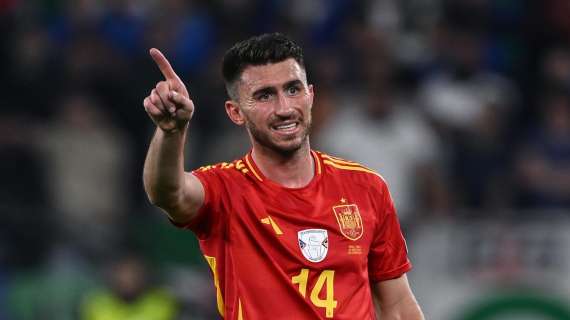 Aymeric Laporte con Espa&ntilde;a