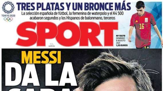 PORTADA | Sport: "Messi da la cara" 