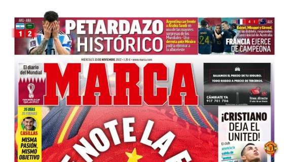 PORTADA | Marca, con España: "Que se note la estrella"
