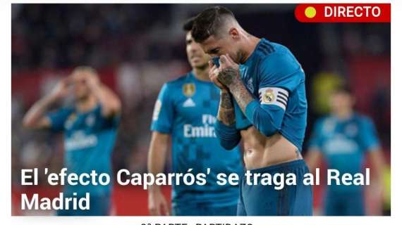 Marca: "El efecto Caparrós se traga al Real Madrid"