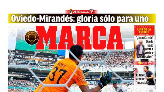 El Marca destaca en su portada la maldición del Real Madrid con los penaltis