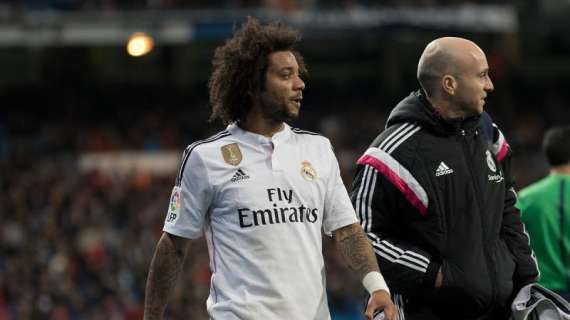 VÍDEO - Marcelo da el susto en el entrenamiento de hoy. El brasileño....