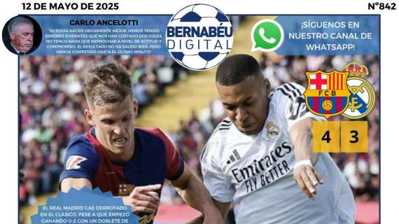 La portada BD destaca la derrota del Real Madrid en el clásico