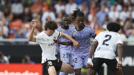 Descanso | Valencia 1-0 Real Madrid: toca remar a contracorriente 