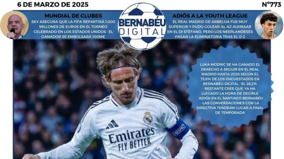 La renovación de Modric, protagonista en la portada de BD