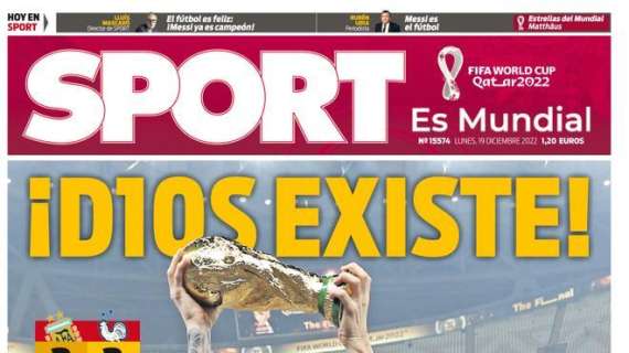 PORTADA | Sport: "¡D10s existe!"