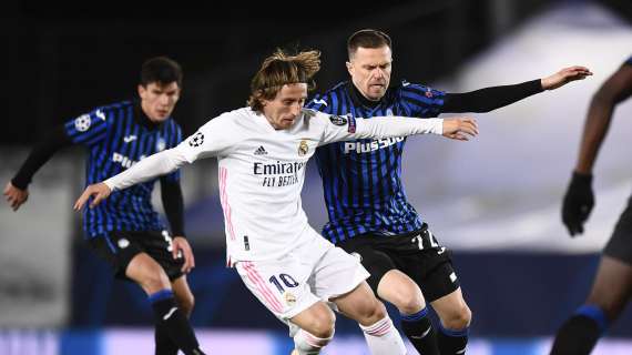 Luka Modric contra la Atalanta