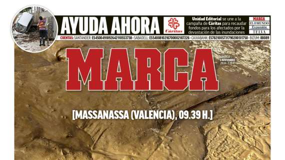 Marca dedica su portada a lo afectados por la DANA