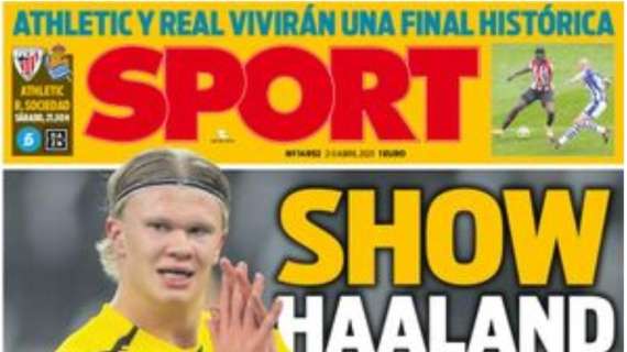 PORTADA - Sport: "Show Haaland" 
