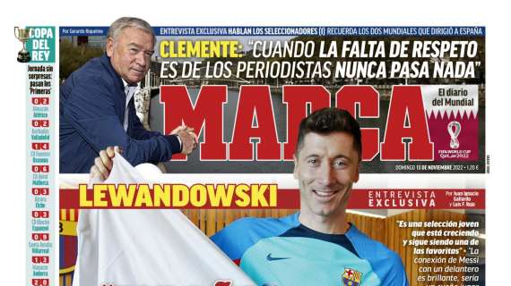 PORTADA | Marca, con Lewandowski: "España juega bonito y además es muy eficaz"