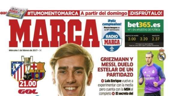 PORTADA - Marca abre con Griezmann: "Leo, aquí te espero"