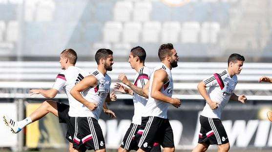 Sesión de recuperación en la vuelta a los entrenamientos