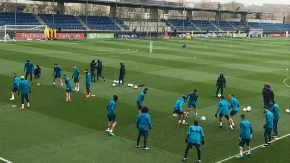 Entrenamiento del Real Madrid