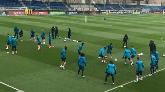 Entrenamiento del Real Madrid