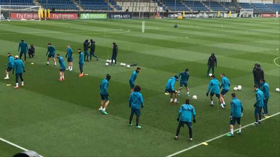 Informe del entrenamiento: el Real Madrid ya prepara el duelo ante el City