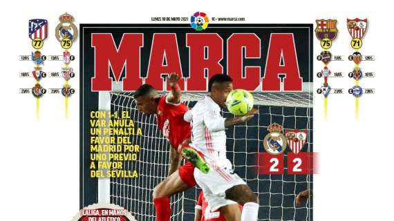 PORTADA | Marca: "La jugada que cambia la Liga"