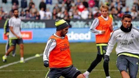 Cristiano, en Valdebebas para tratar su lumbalgia