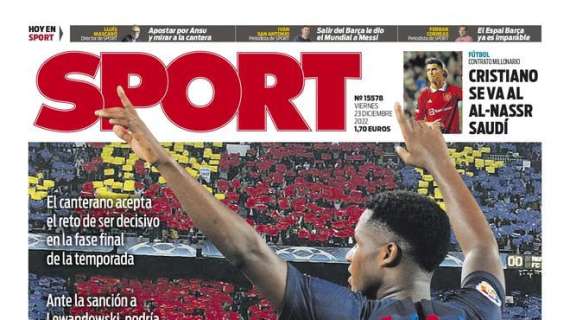 PORTADA | Sport: "Fichaje Ansu"