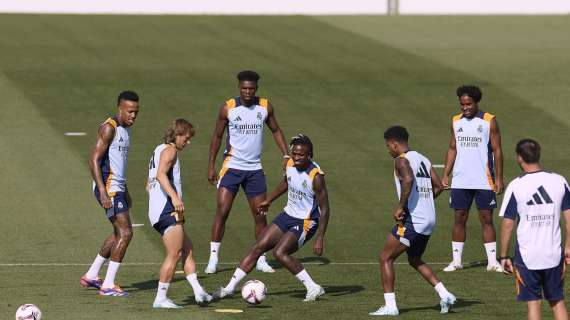 Entrenamiento del Real Madrid