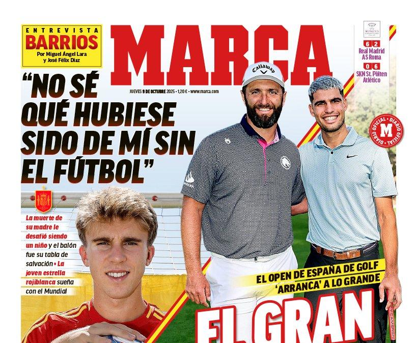 "No sé qué hubiese sido de mí sin el fútbol": Pablo Barrios, en Marca