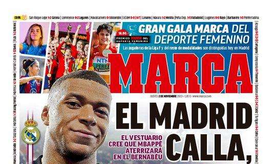 PORTADA | Marca: "El Madrid calla, pero lo ve de blanco en 2024"