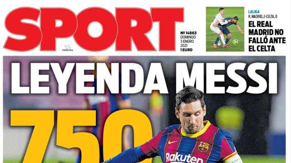 PORTADA - Sport: "El Real Madrid no falla ante el Celta"