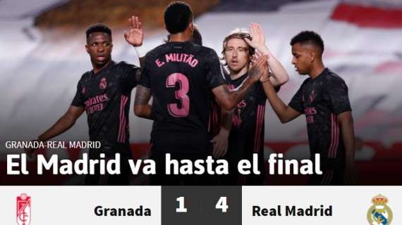 As, con el triunfo blanco: "El Madrid va hasta el final"