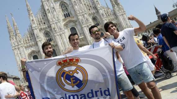 Los más valientes: hubo celebración de la Liga del Madrid en Canaletas