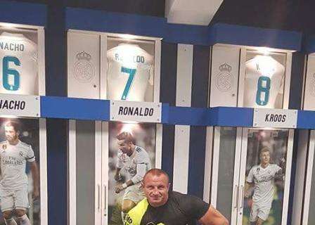 FOTO - El Madrid ficha a Pudzianowski, el hombre más fuerte del mundo
