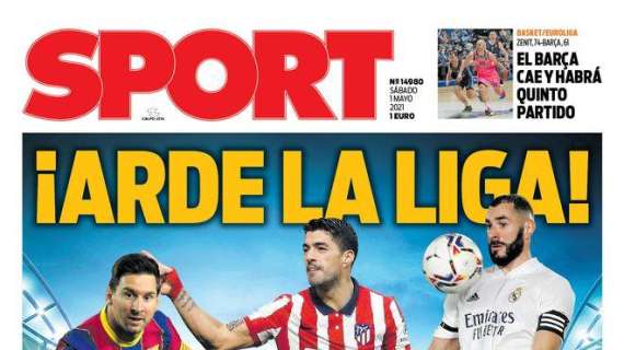 PORTADA - Sport: "Arde la Liga" 