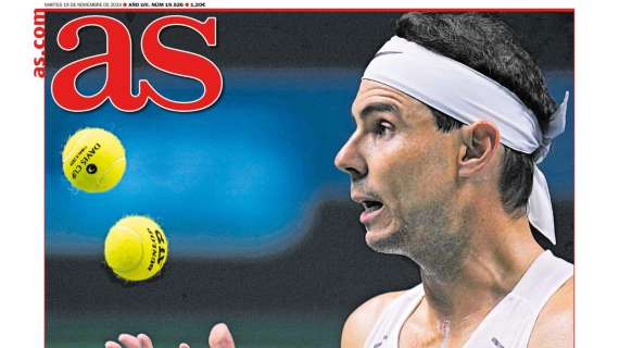 "Último baile": Rafa Nadal, protagonista en la portada del AS