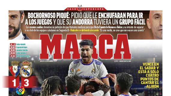 PORTADA | Marca, con el Madrid: "A lo campeón"