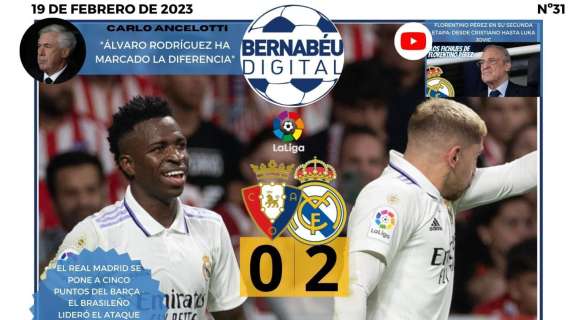 PORTADA BD | "Vinicius y Valverde se aferran a LaLiga"