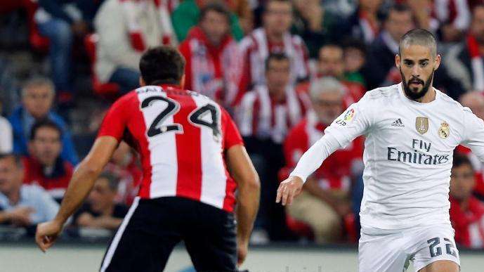 Isco marcó frente al Athletic su primer doblete con el Madrid